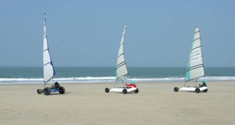 char à voile