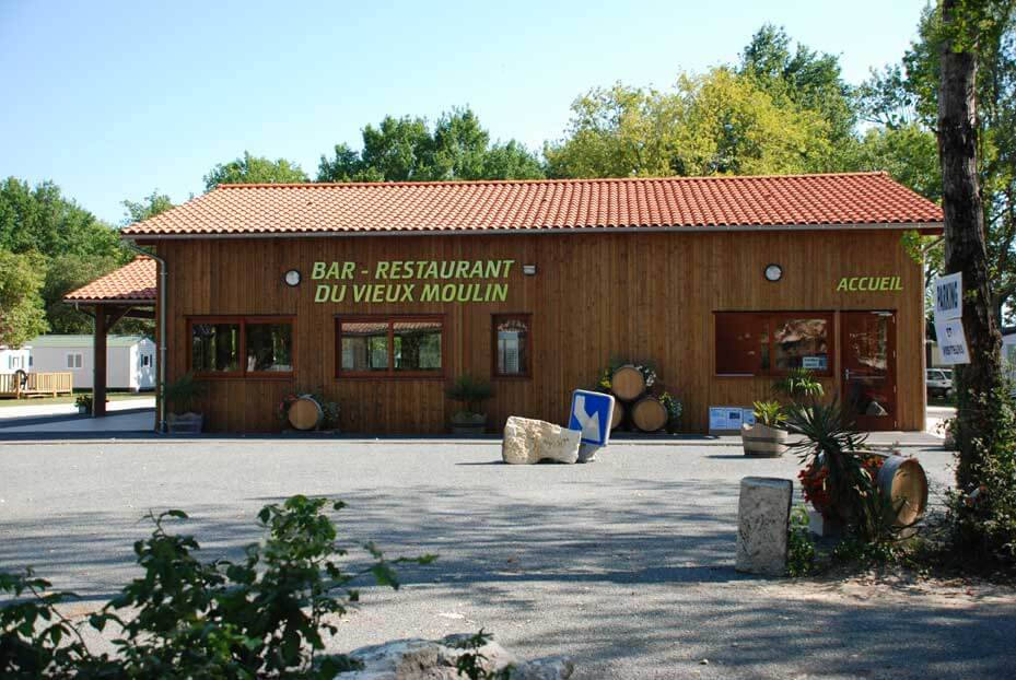 achat de mobil home gironde dans un camping avec bar restaurant