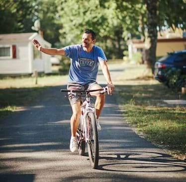 faire du vélo près du camping du vieux moulin