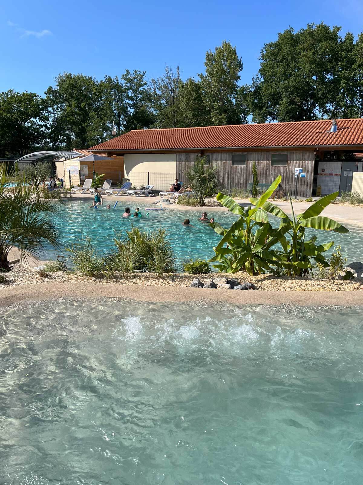 piscine couverte camping gironde