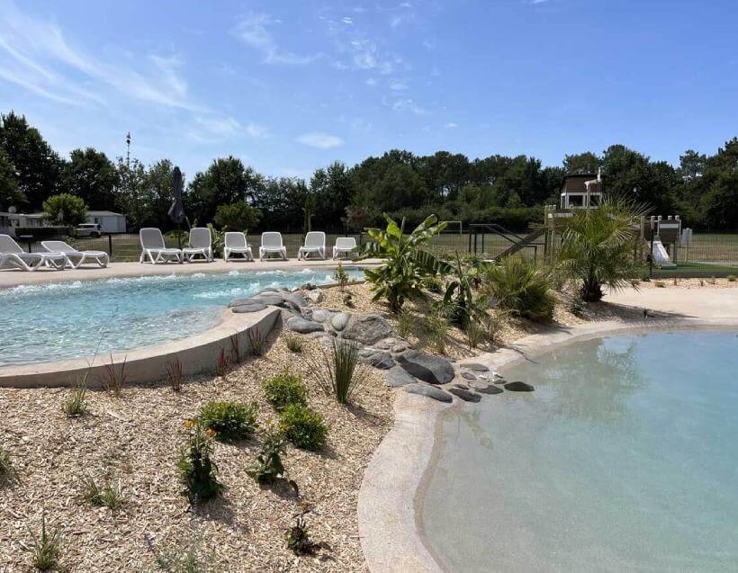 piscine camping médoc