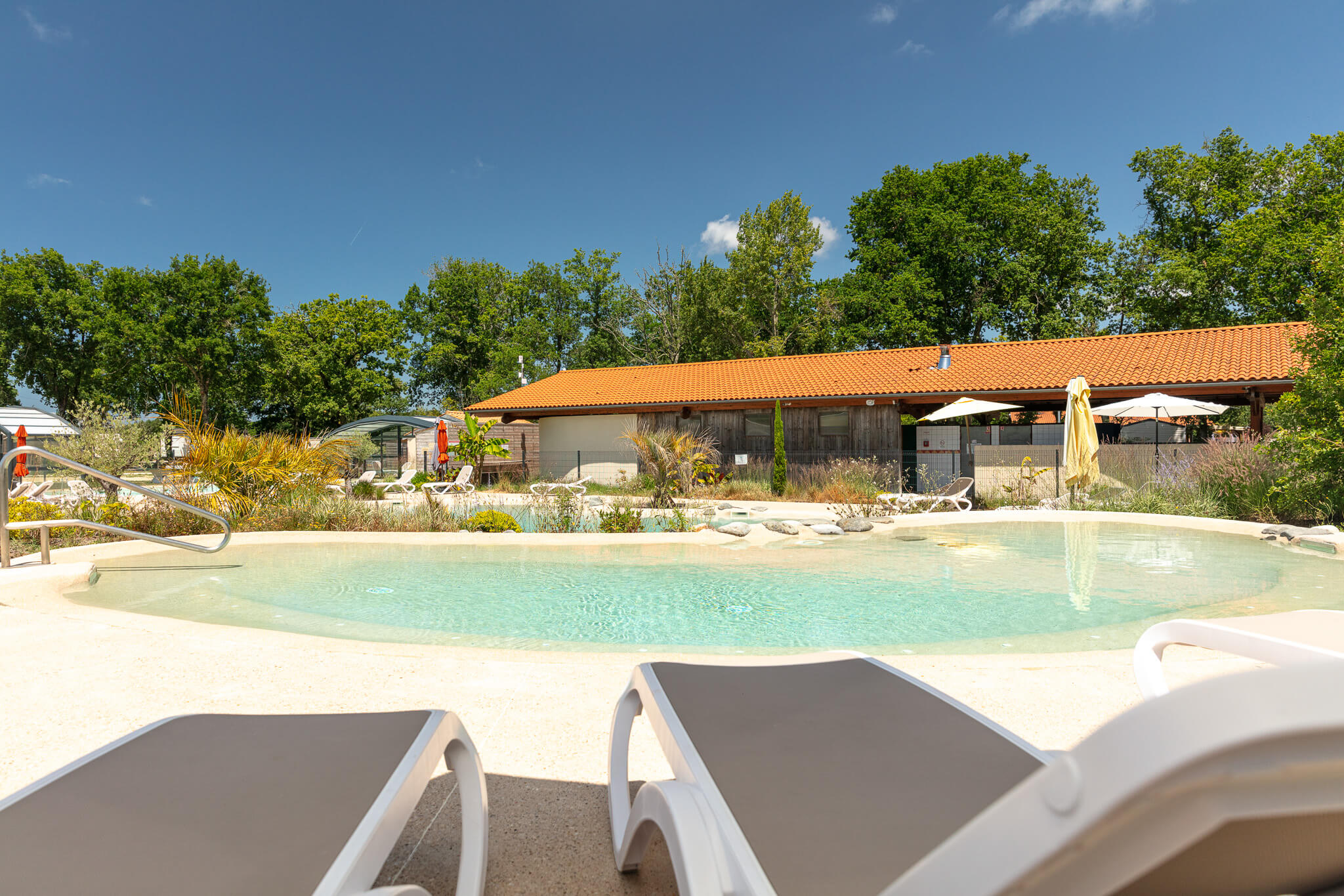 piscine couverte camping gironde