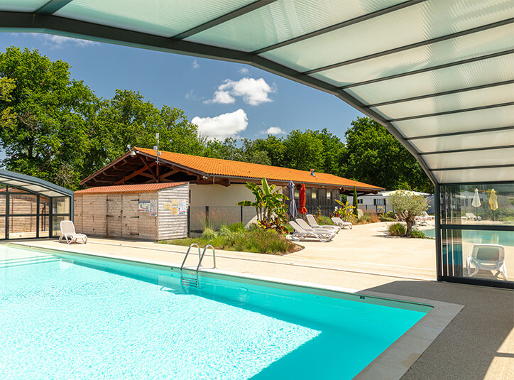 Piscine couverte et découvrable